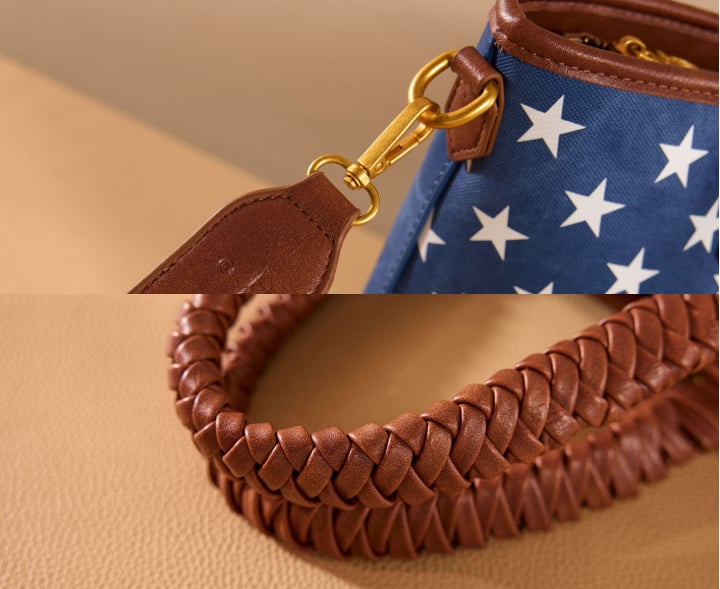 🔥LAST DAY 49% OFF - Montana West Vintage American Flag Tote Bag