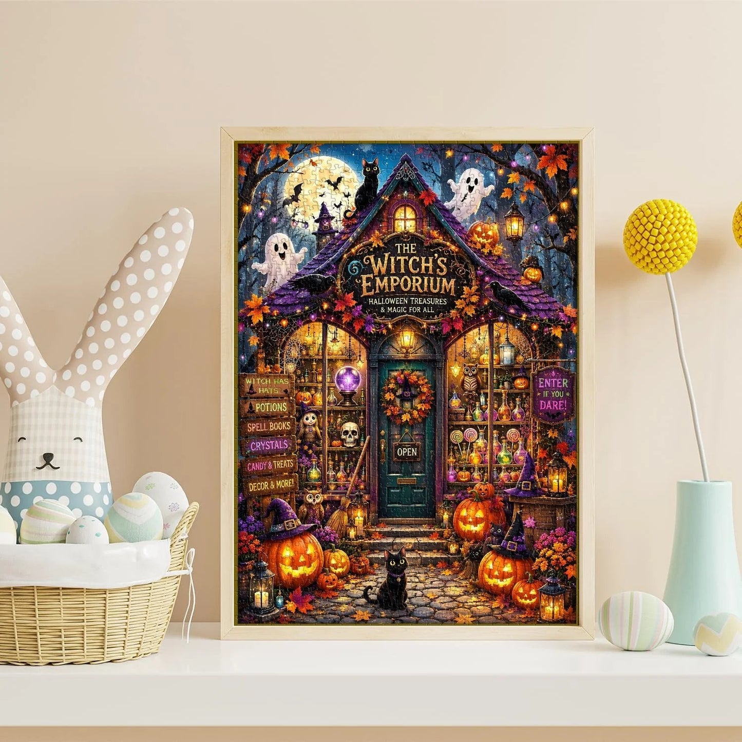 🔥49% Off Last Day - 👻The Witch’s Emporium Jigsaw Puzzle 1000 Pieces